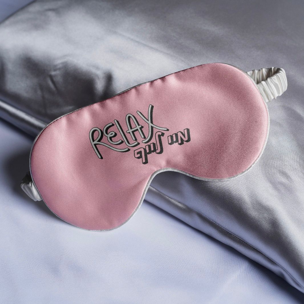 "Relax My Life" Eye Cover